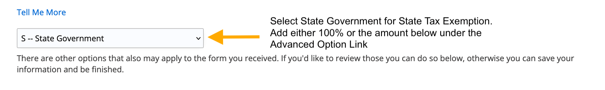 Advanced Option 1099-R