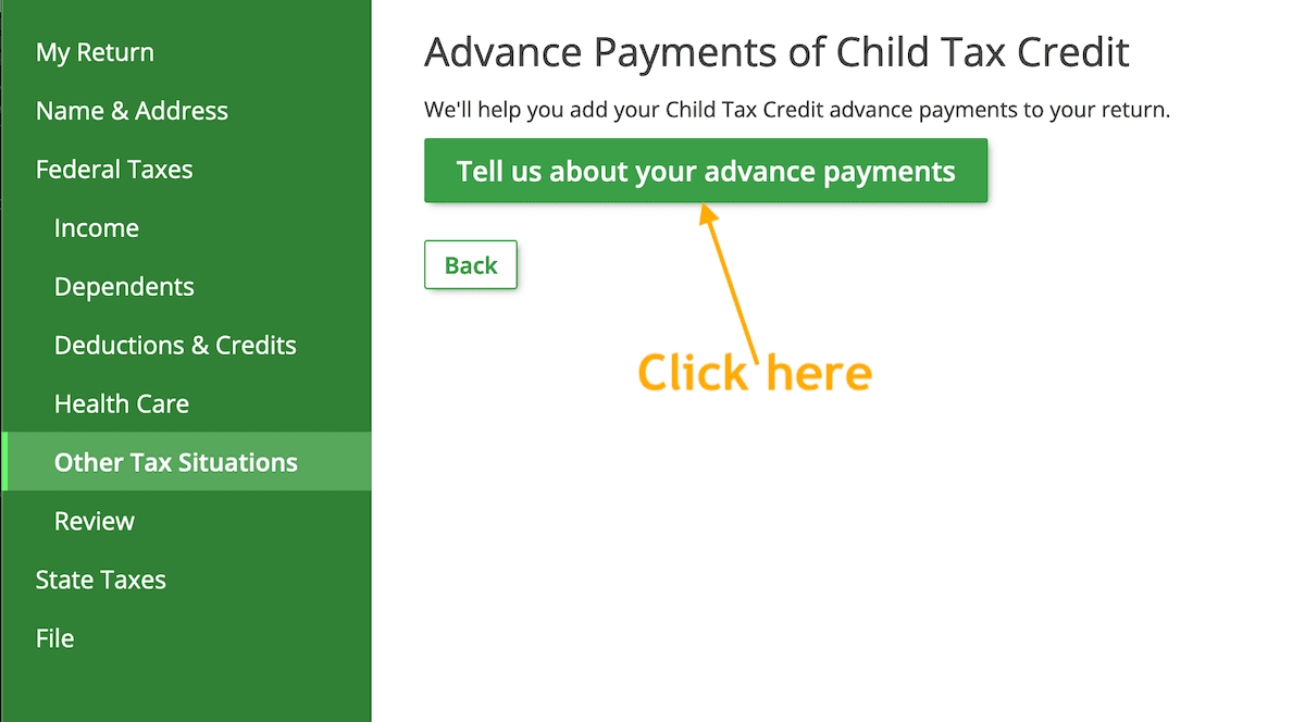 Advance Child Tax Credit