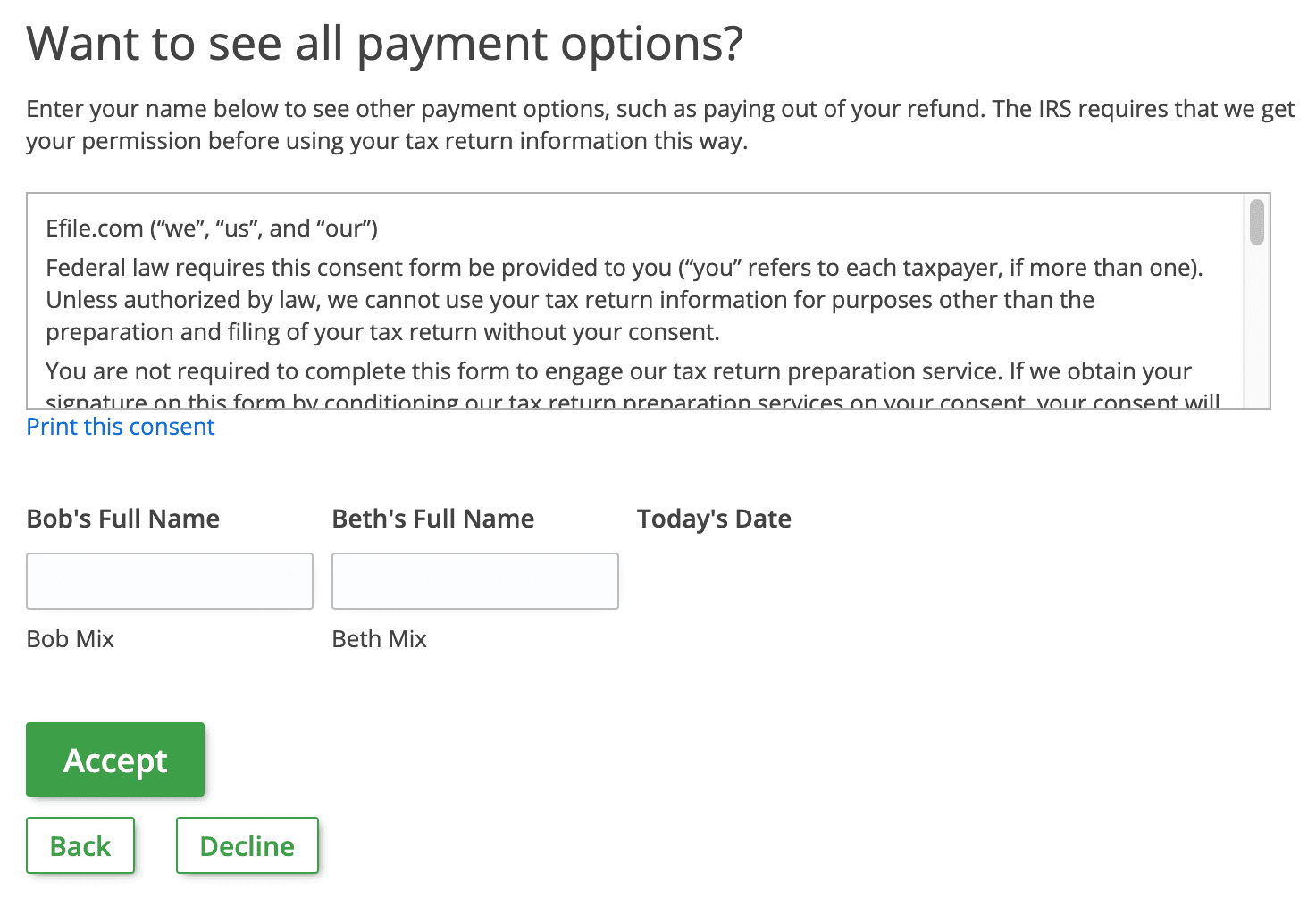 Checkout-Consent