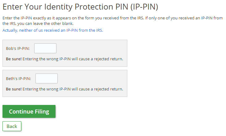 Your IP-PIN