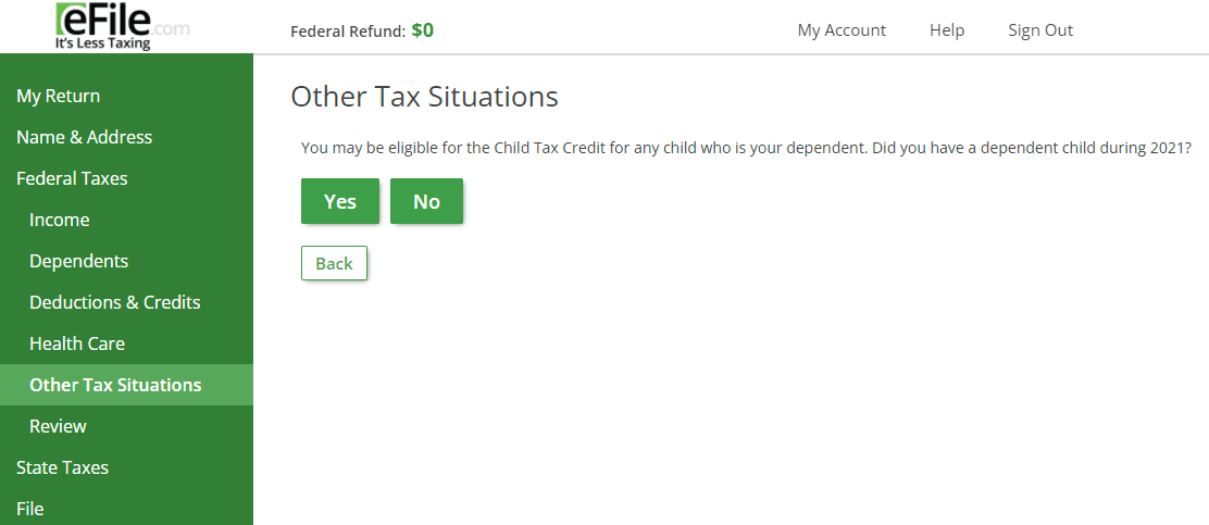 Advance Child Tax Credit