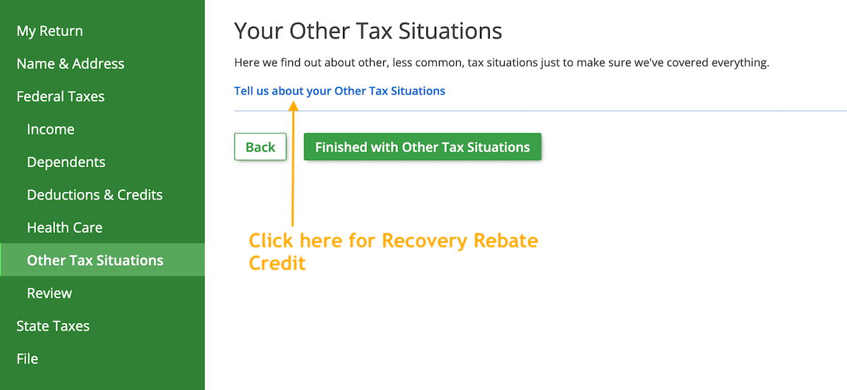 Other Taxes, RRC, ACTC