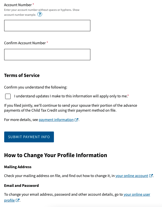 IRS Portal Edit Direct Deposit - Part 2