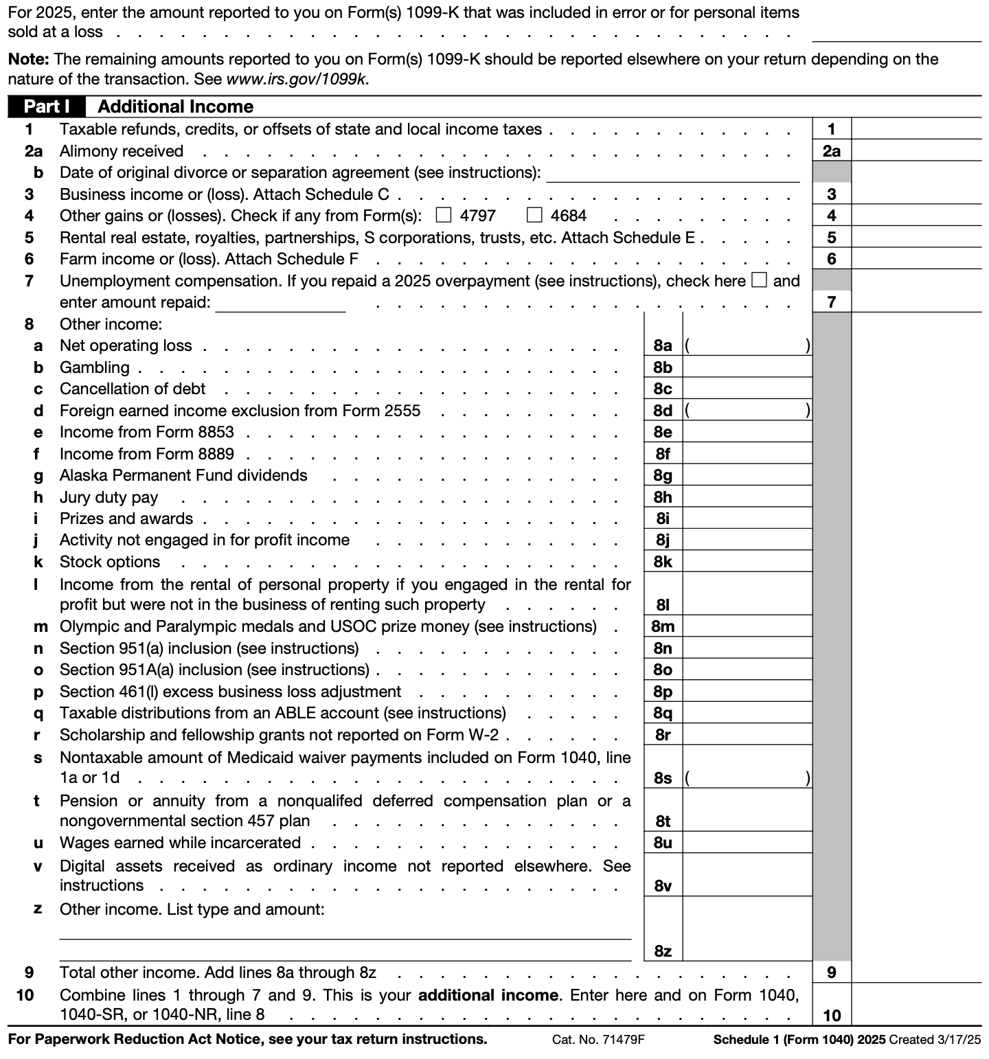 Additional Income