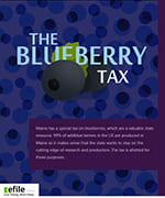 Maine has special tax on blueberries, a valuable state resource.